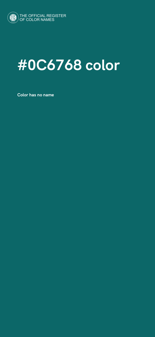 #0C6768 color image