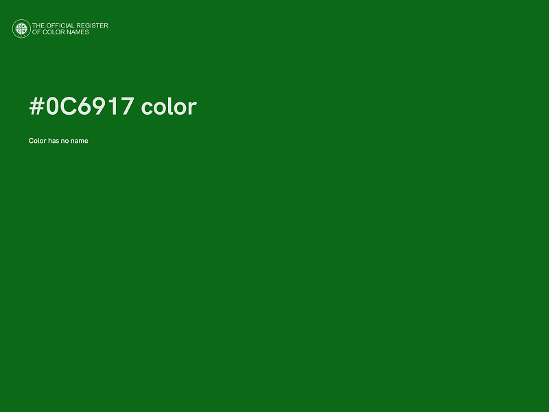 #0C6917 color image