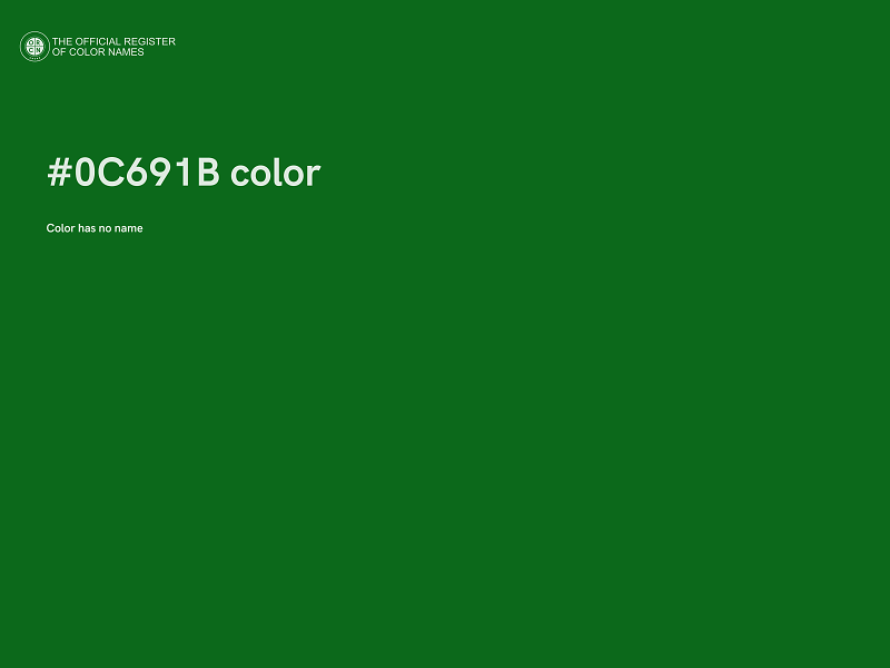 #0C691B color image