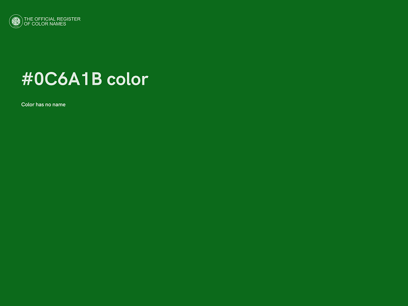 #0C6A1B color image