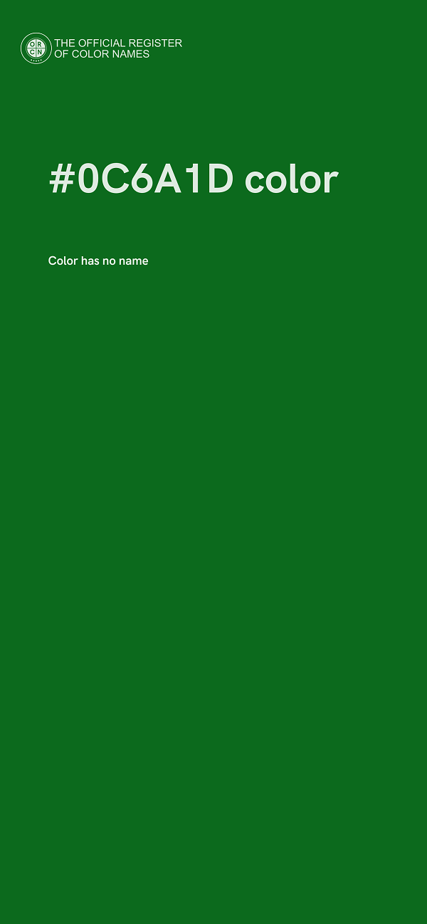 #0C6A1D color image