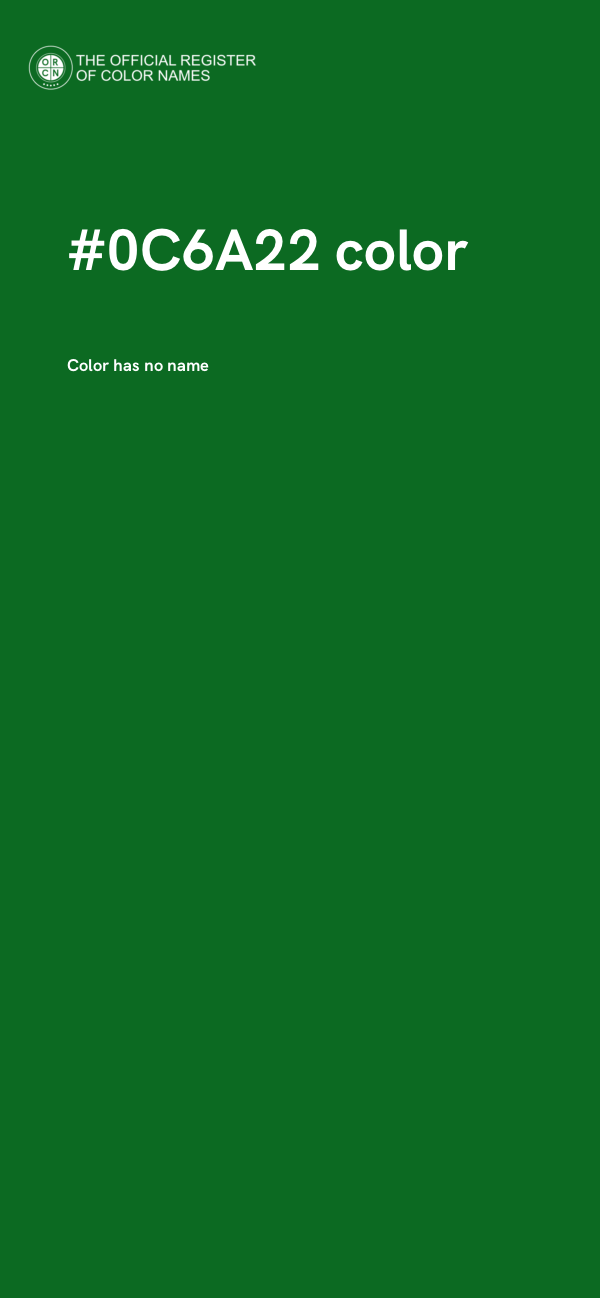 #0C6A22 color image