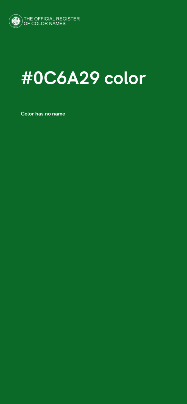 #0C6A29 color image