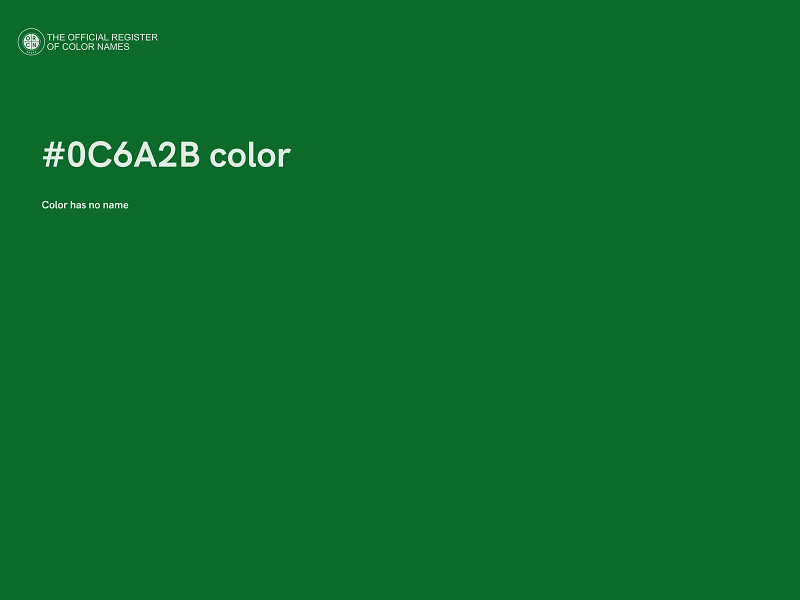 #0C6A2B color image