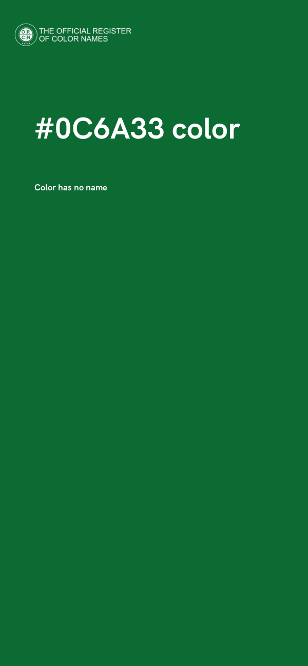 #0C6A33 color image