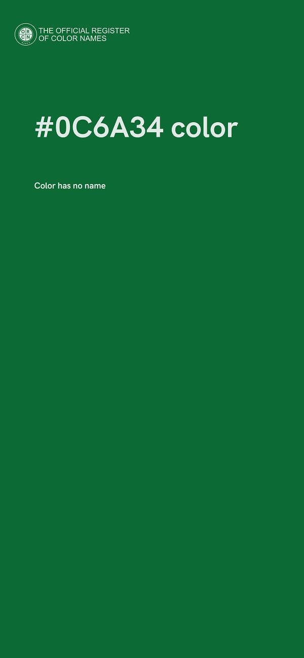 #0C6A34 color image