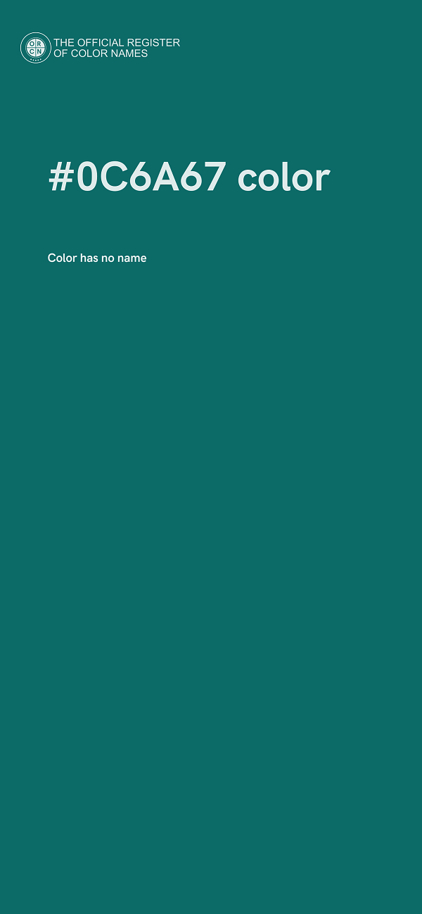 #0C6A67 color image