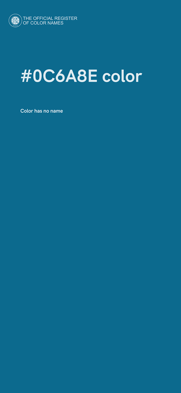 #0C6A8E color image