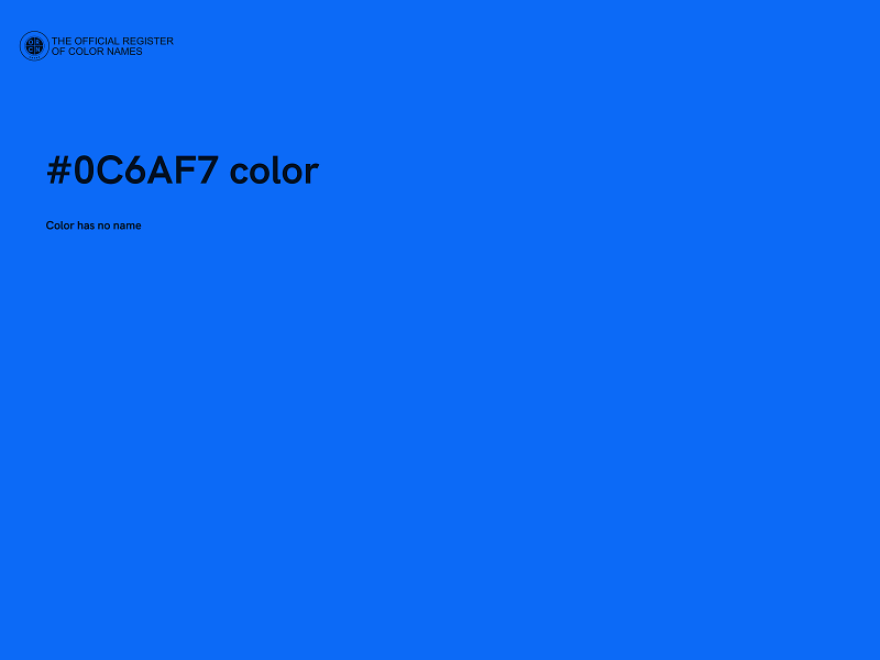 #0C6AF7 color image