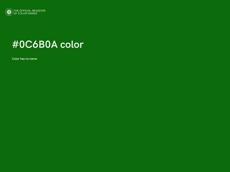 #0C6B0A color image