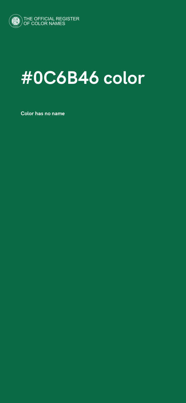 #0C6B46 color image