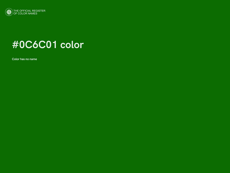 #0C6C01 color image