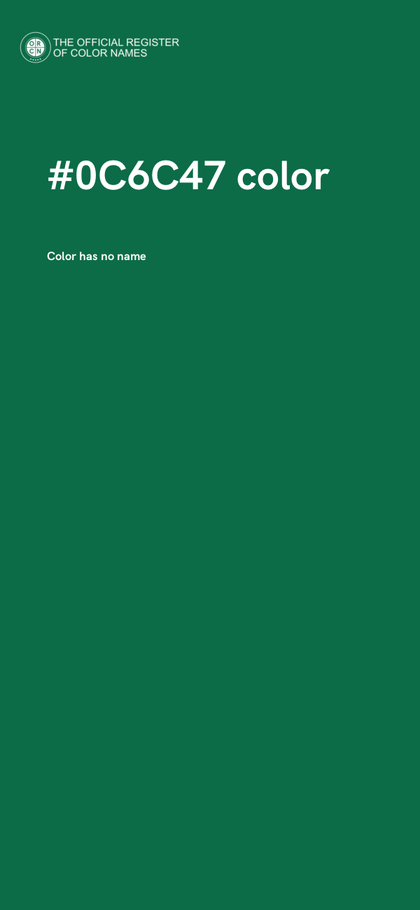 #0C6C47 color image