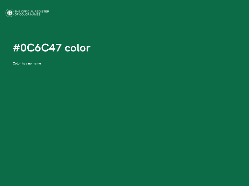 #0C6C47 color image