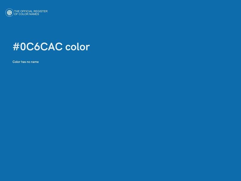 #0C6CAC color image