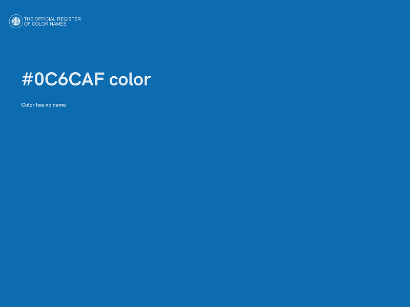 #0C6CAF color image