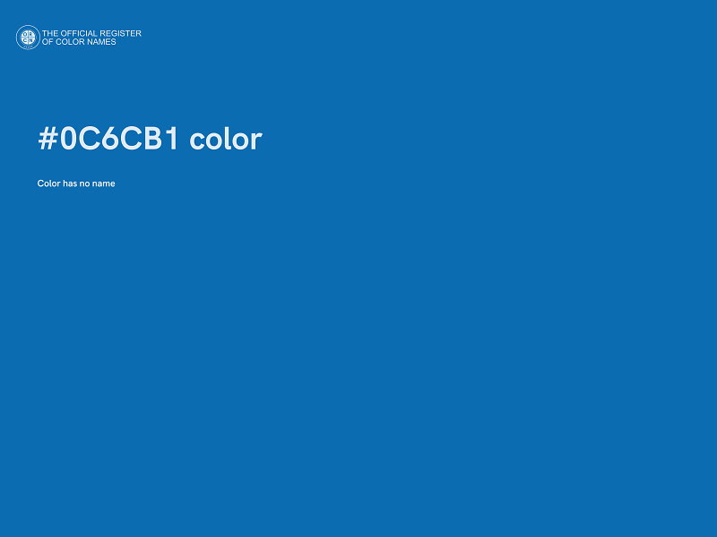 #0C6CB1 color image