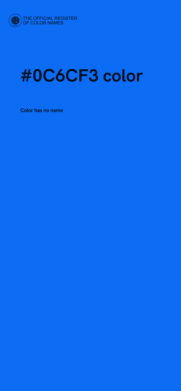 #0C6CF3 color image