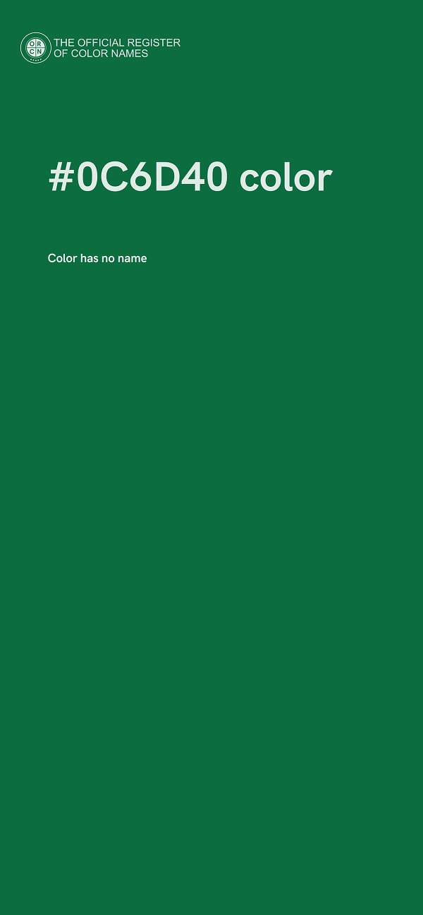 #0C6D40 color image