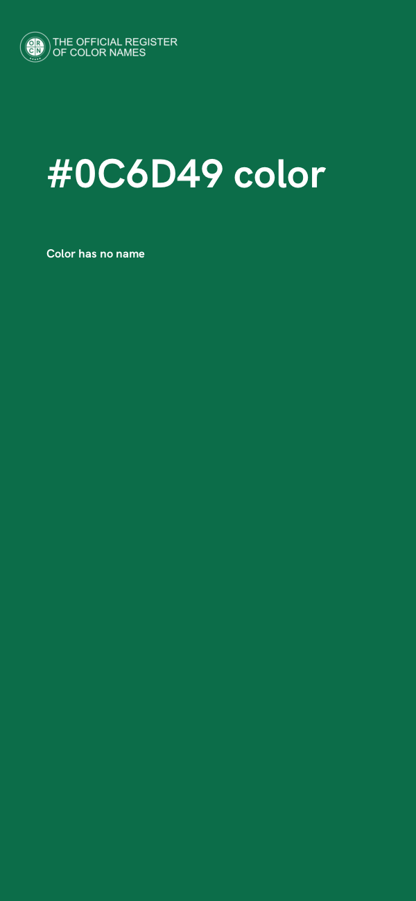 #0C6D49 color image