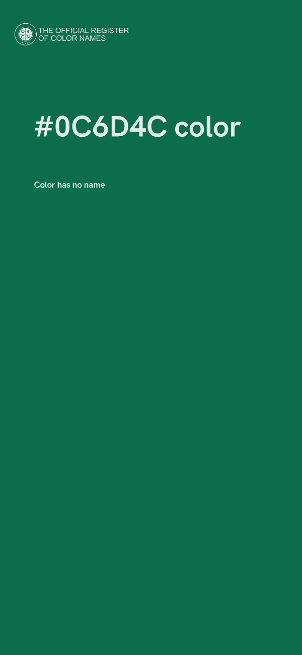 #0C6D4C color image