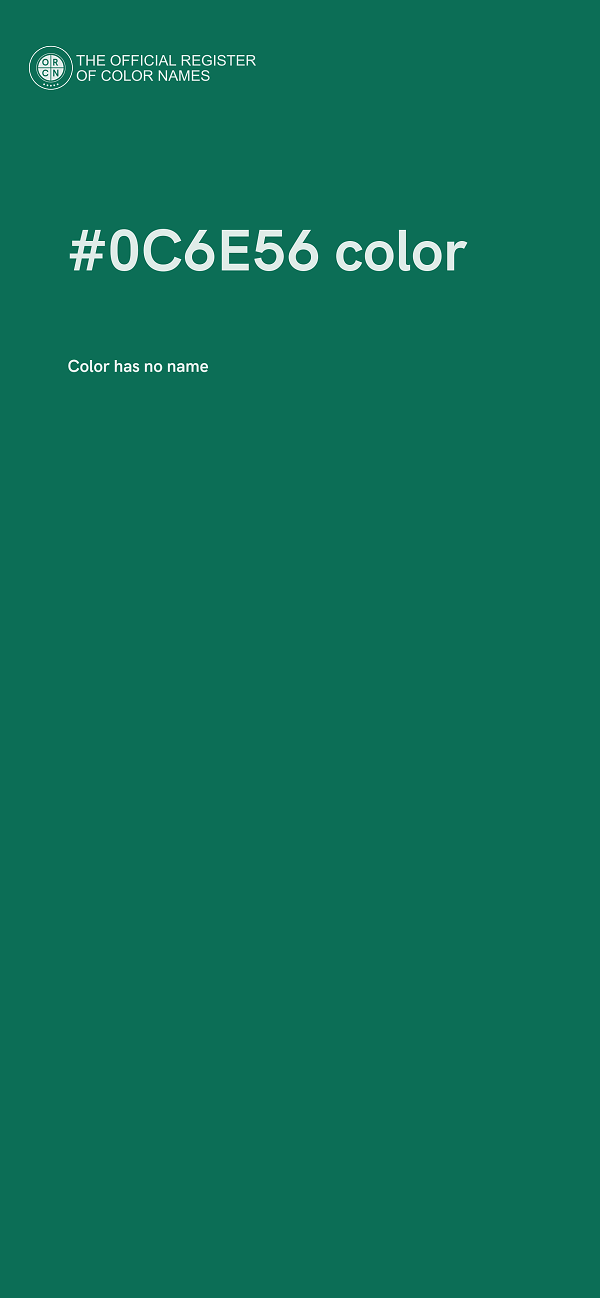#0C6E56 color image