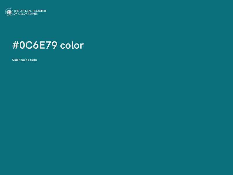 #0C6E79 color image