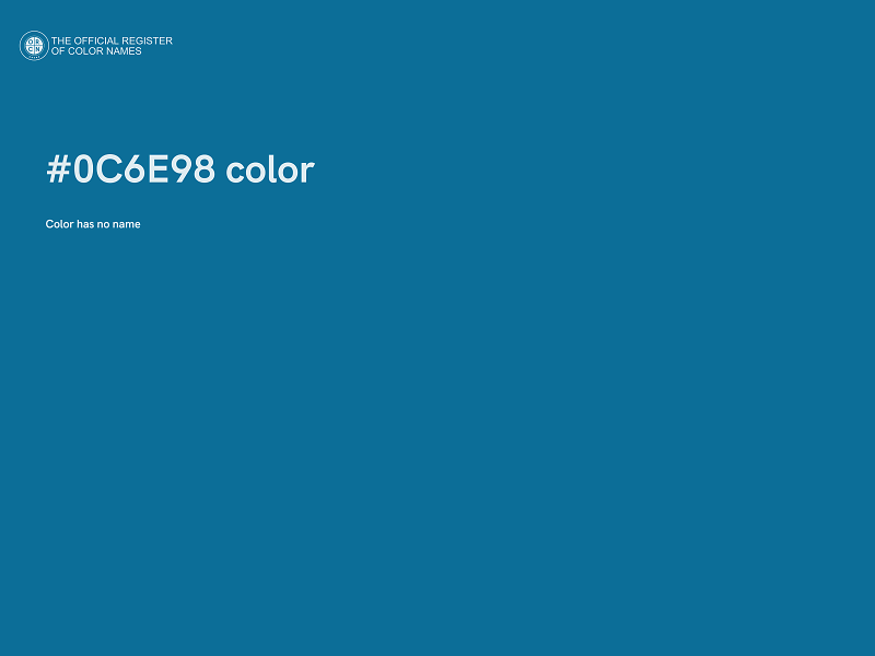 #0C6E98 color image