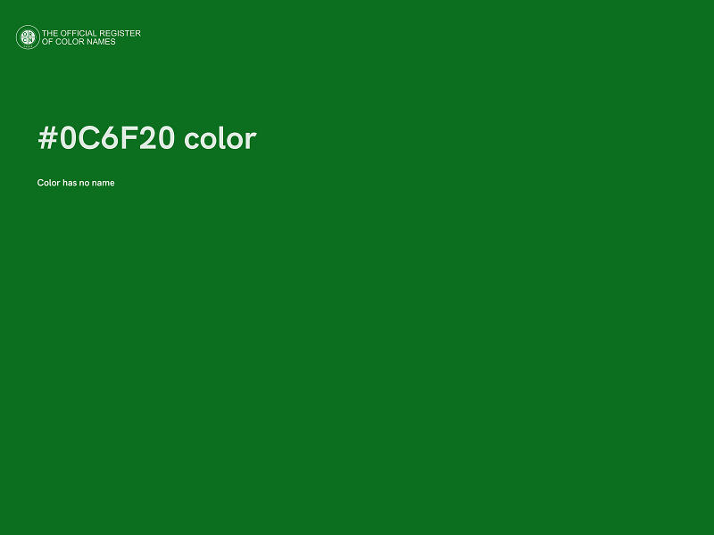 #0C6F20 color image