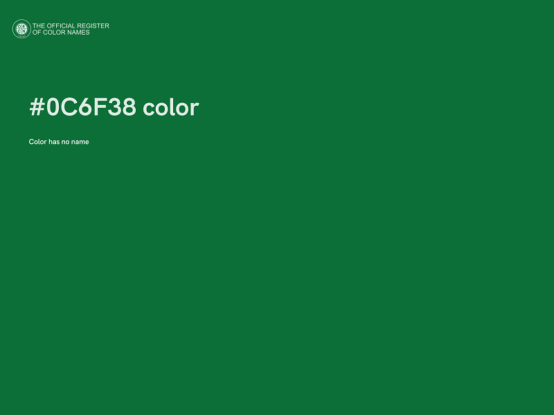 #0C6F38 color image