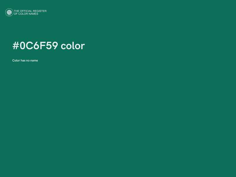 #0C6F59 color image