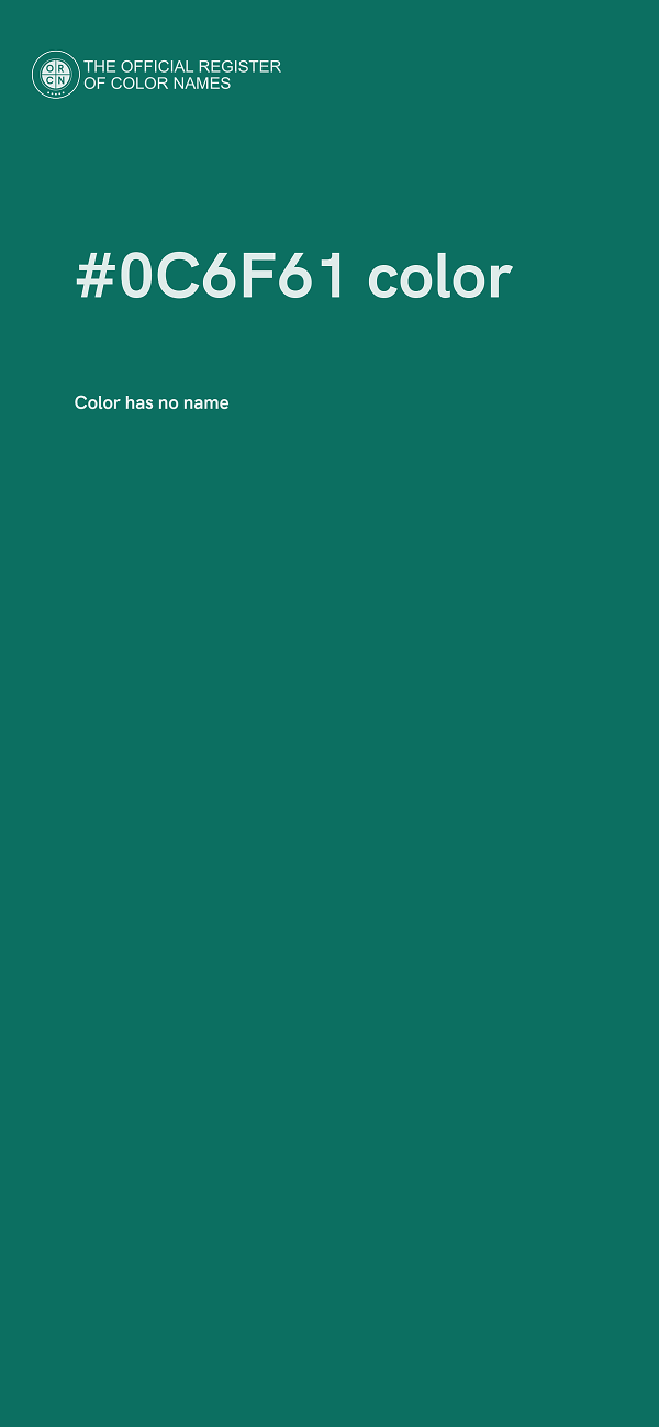 #0C6F61 color image