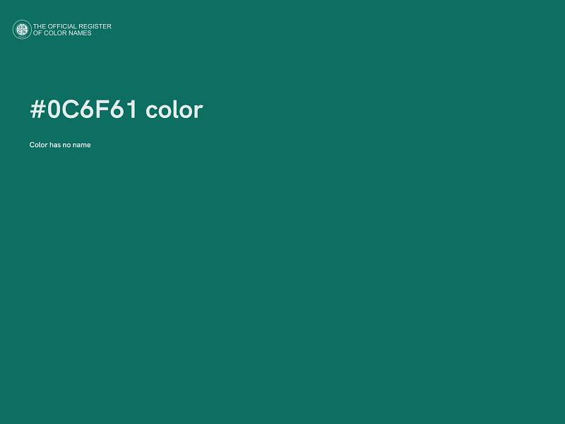 #0C6F61 color image