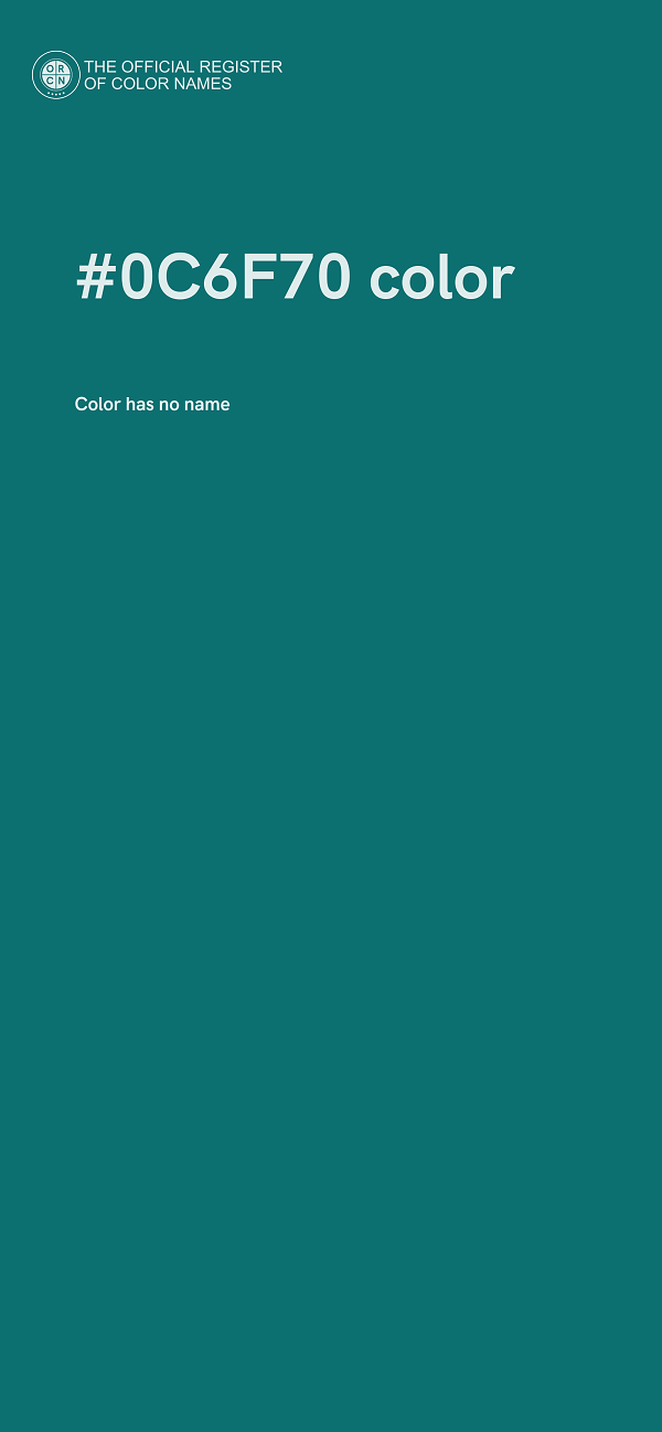 #0C6F70 color image