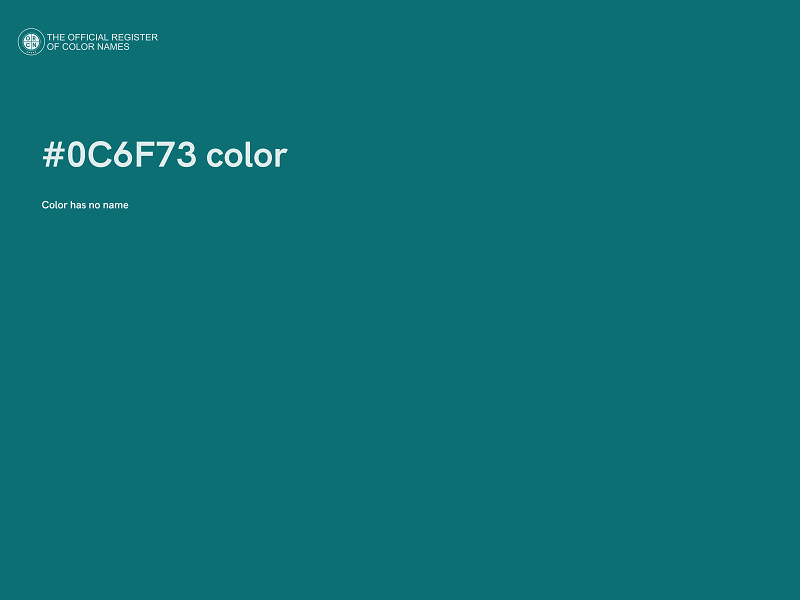 #0C6F73 color image