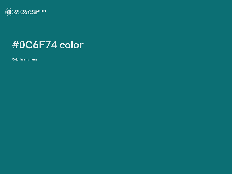 #0C6F74 color image