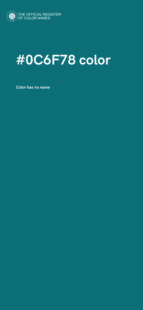 #0C6F78 color image