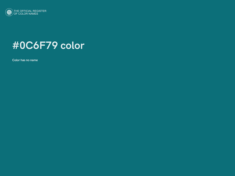 #0C6F79 color image