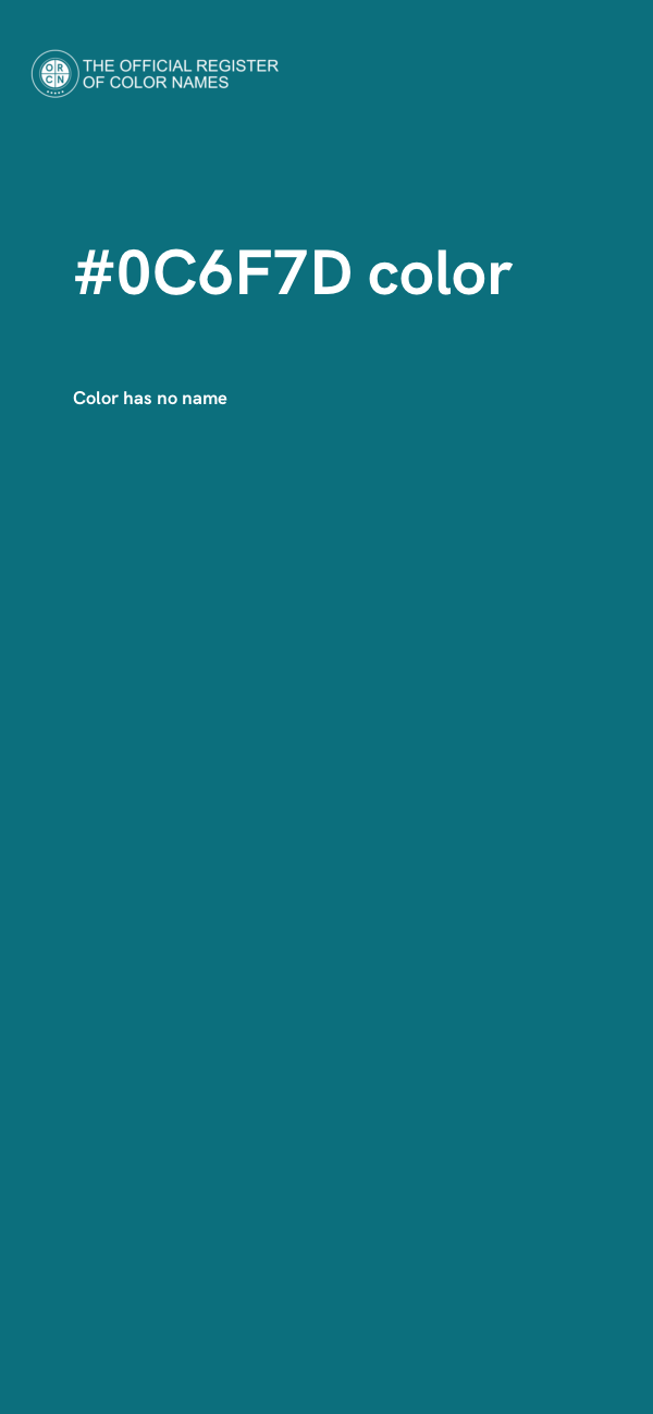 #0C6F7D color image
