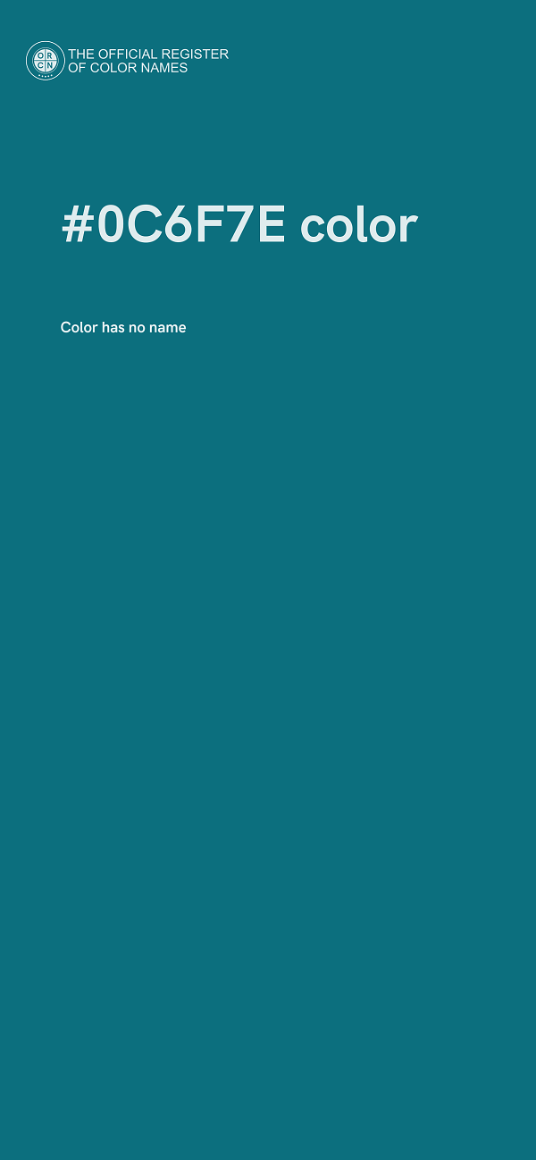 #0C6F7E color image