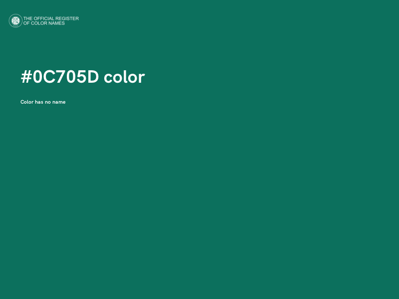 #0C705D color image