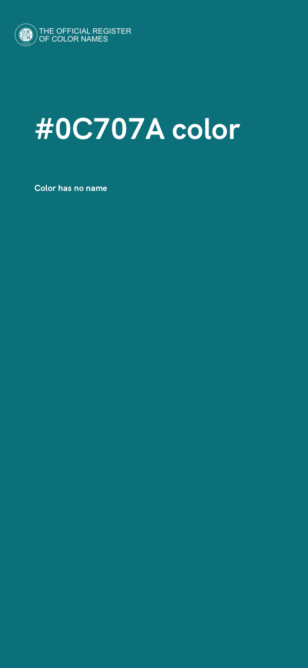 #0C707A color image