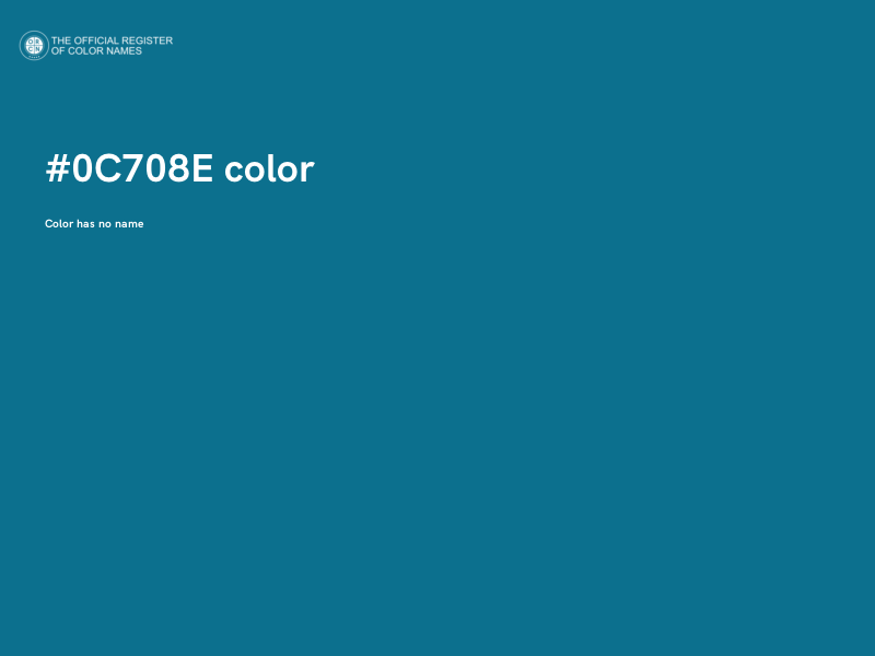 #0C708E color image