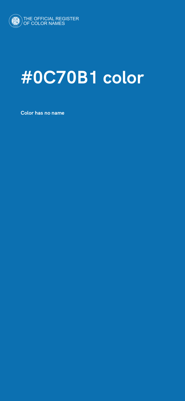 #0C70B1 color image