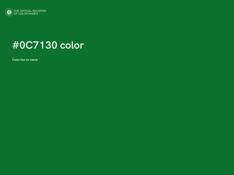 #0C7130 color image