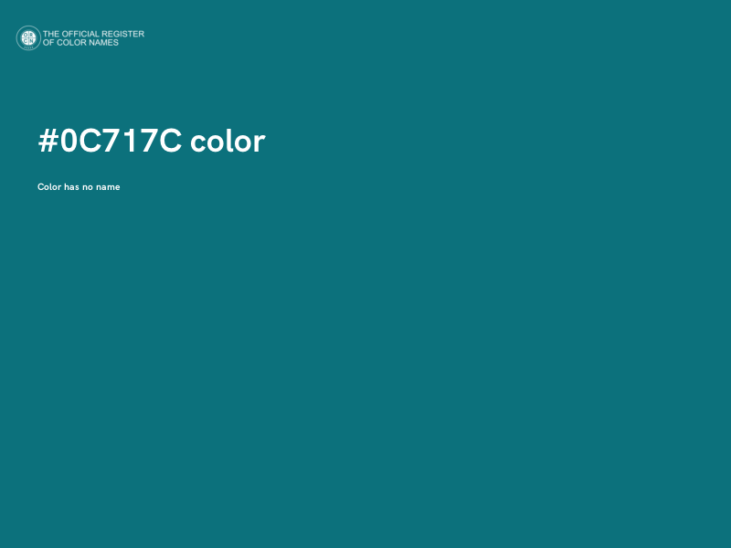 #0C717C color image