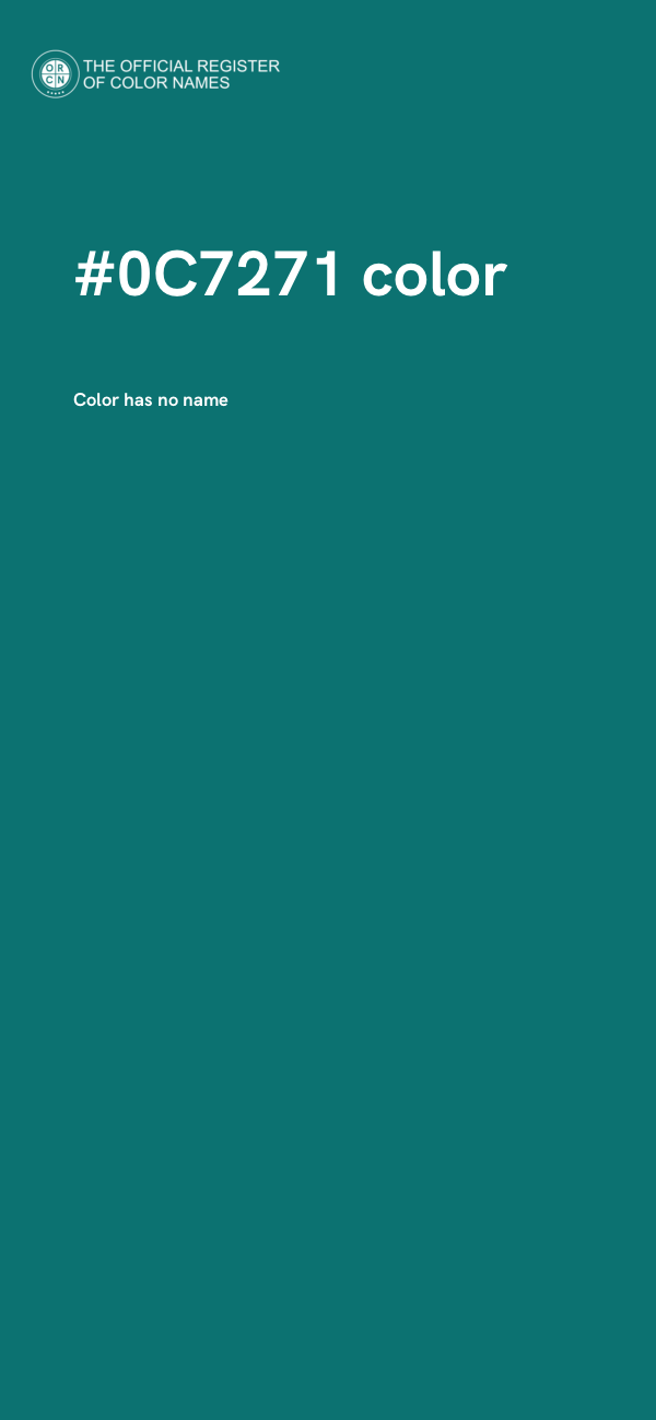 #0C7271 color image