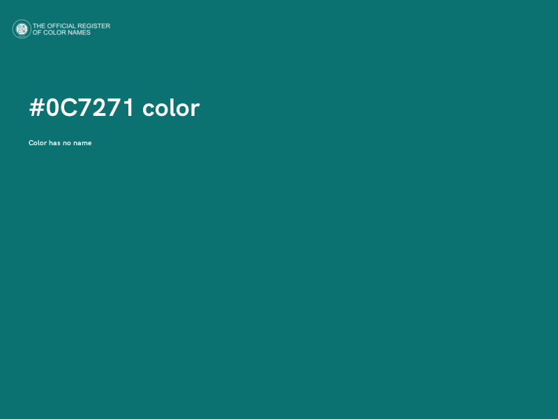 #0C7271 color image
