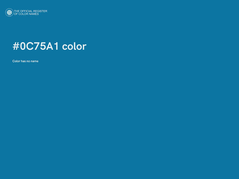 #0C75A1 color image