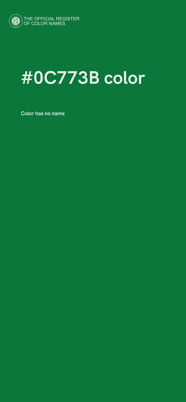 #0C773B color image